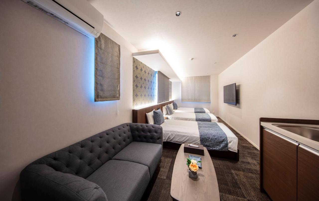 Grand Base Okayama Ekimae Aparthotel Luaran gambar