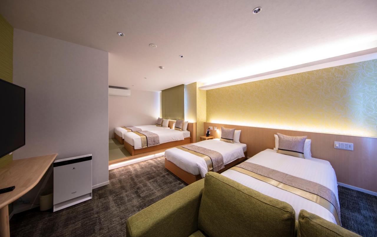 Grand Base Okayama Ekimae Aparthotel Luaran gambar