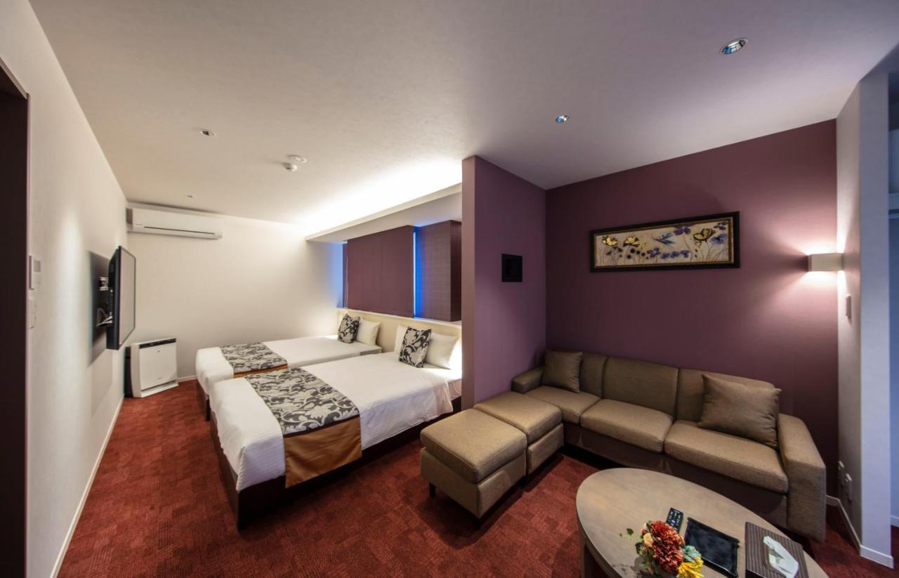 Grand Base Okayama Ekimae Aparthotel Luaran gambar
